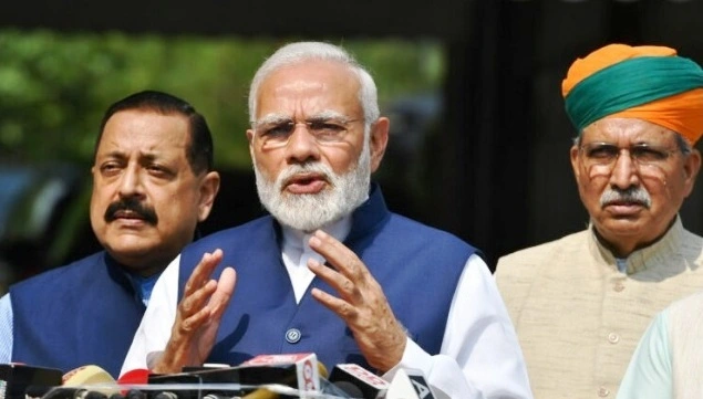 The Lok Sabha adjourned until 2 pm after the start of the monsoon session