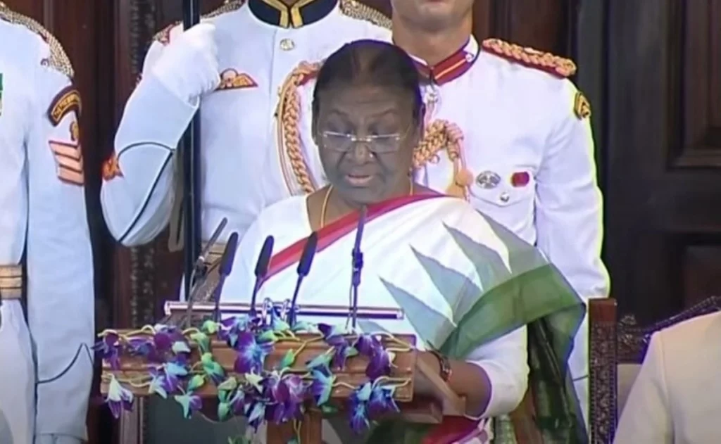 Draupadi Murmu took oath as the President of India