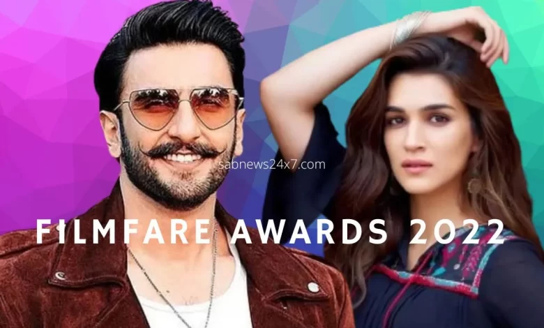 Filmfare Awards 2022 : Surprising Award won by Ranveer & Kriti