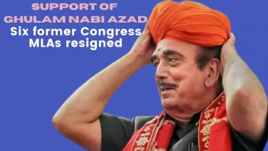 Six former Congress MLAs resigned in support of Ghulam Azad
