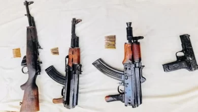 Seized huge arms from India-Pakistan border in Ferozepur