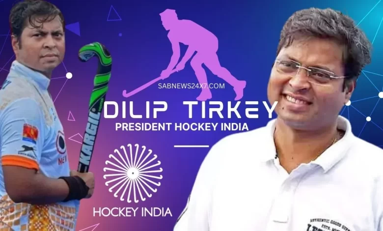 Dilip Tirkey became the president of Hockey India