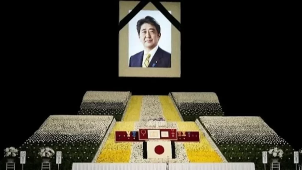 Former Japanese Prime Minister Shinzo Abe's funeral has begun