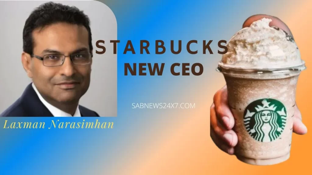 Laxman Narasimhan is the new CEO of Starbucks