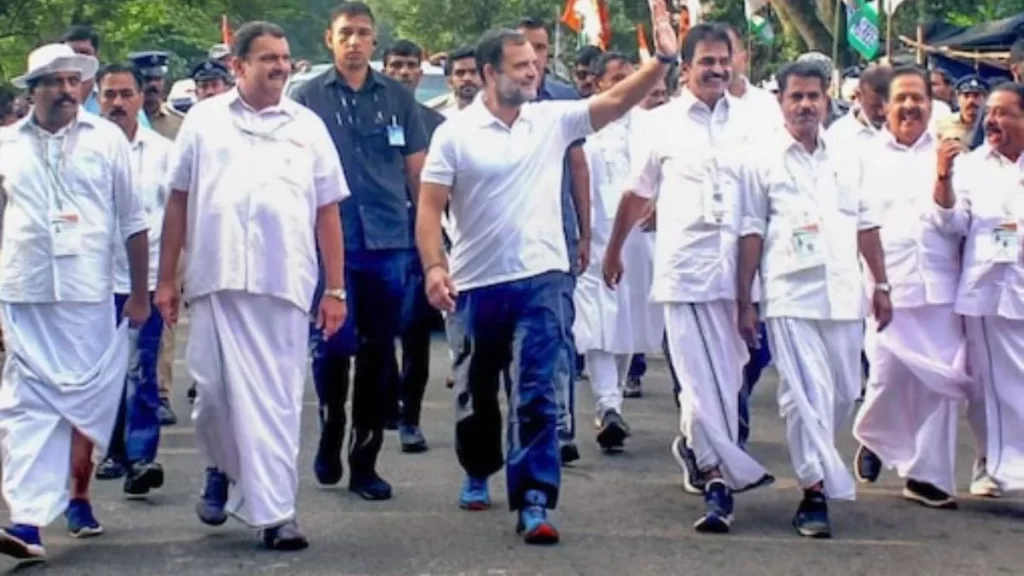 We will not stop even if we get sore feet: Rahul Gandhi