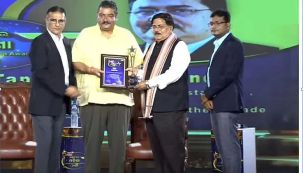 Tapan Chand Awarded Odisha Business Leadership Award