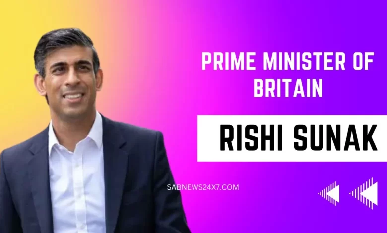New Appointed Prime Minister Rishi Sunak of Britain