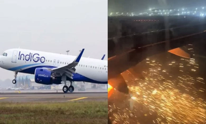 Plane preparing for take-off smoke suddenly seen