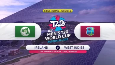 West Indies vs Ireland T-20 World Cup