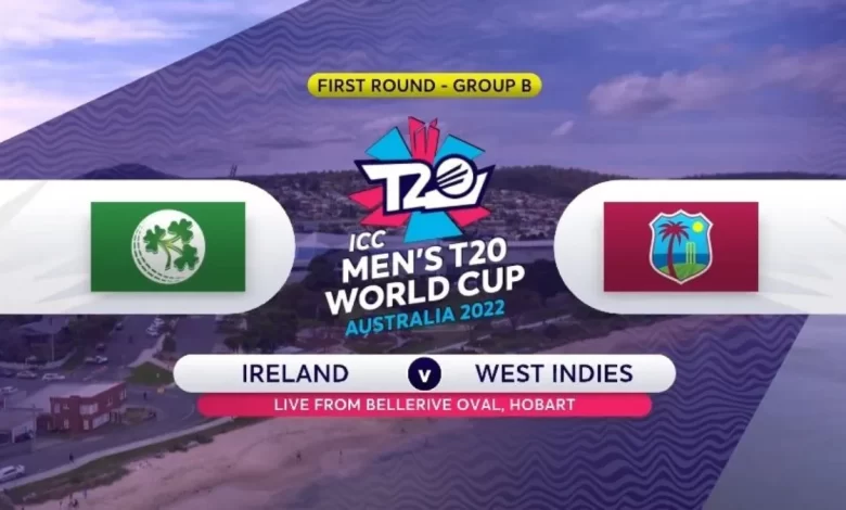 West Indies vs Ireland T-20 World Cup