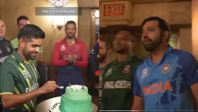 Rohit Sharma spotted at Pakistan captain's birthday party