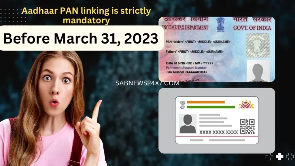 Aadhaar PAN linking