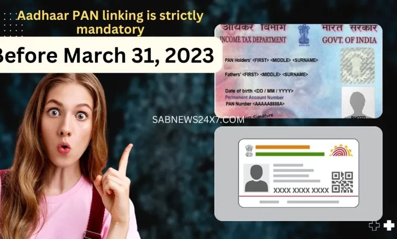 Aadhaar PAN linking