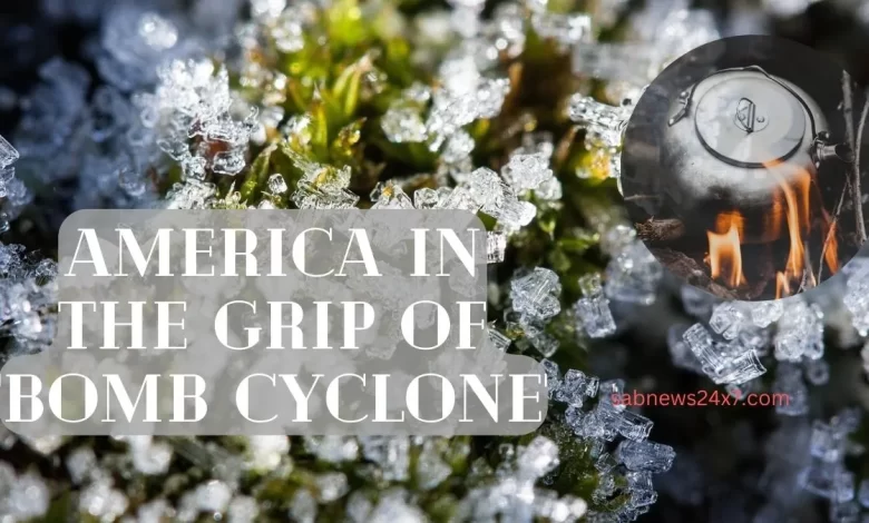 America in the grip of 'Bomb Cyclone'