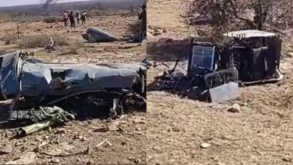 Sukhoi-30 and Mirage 2000 fighter jets crash