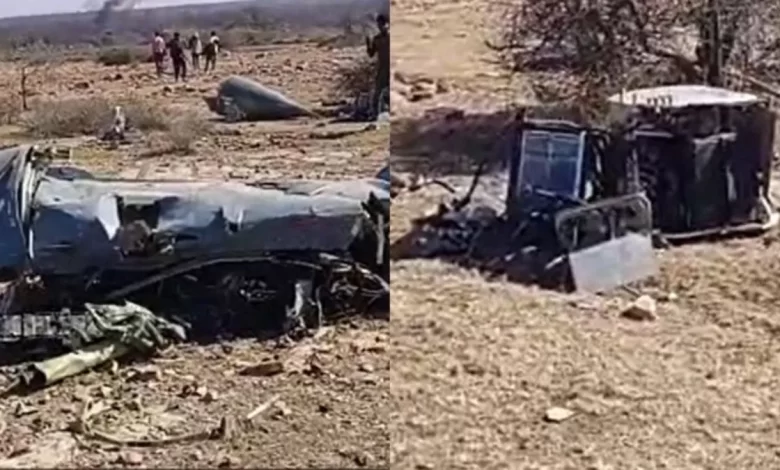 Sukhoi-30 and Mirage 2000 fighter jets crash