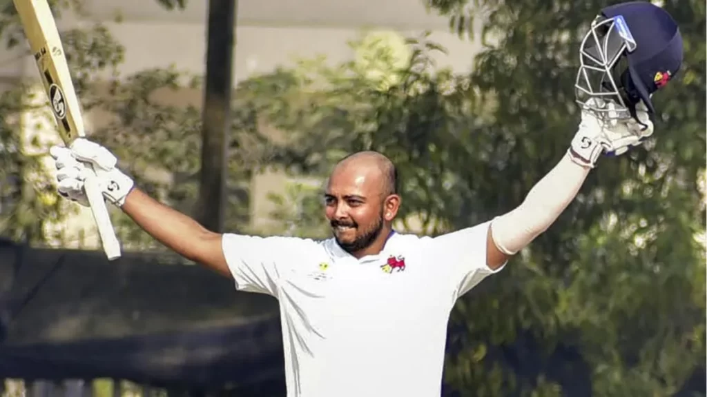 Prithivi Shaw make history in Ranji Trophy