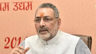 Union Minister Giriraj Singh