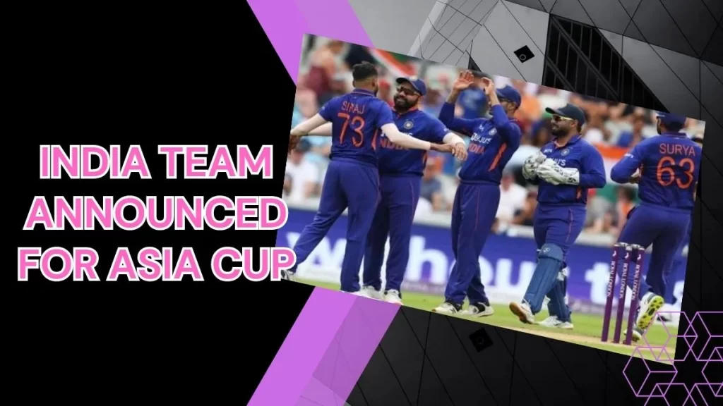 India Team Asia Cup